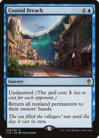 Coastal Breach [Commander 2016] | Jomio and Rueliete's Cards and Comics