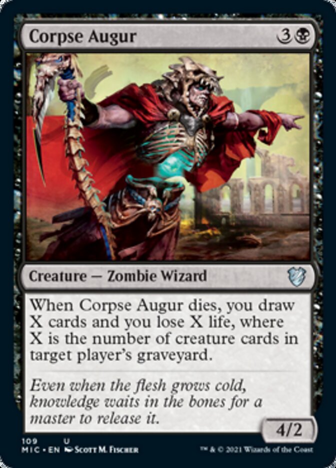 Corpse Augur [Innistrad: Midnight Hunt Commander] | Jomio and Rueliete's Cards and Comics