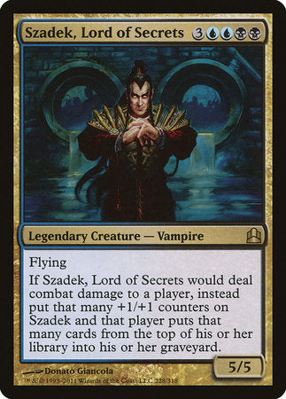 Szadek, Lord of Secrets [Commander 2011] | Jomio and Rueliete's Cards and Comics