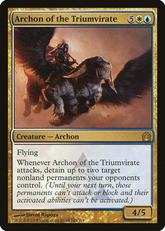 Archon of the Triumvirate [Return to Ravnica] | Jomio and Rueliete's Cards and Comics