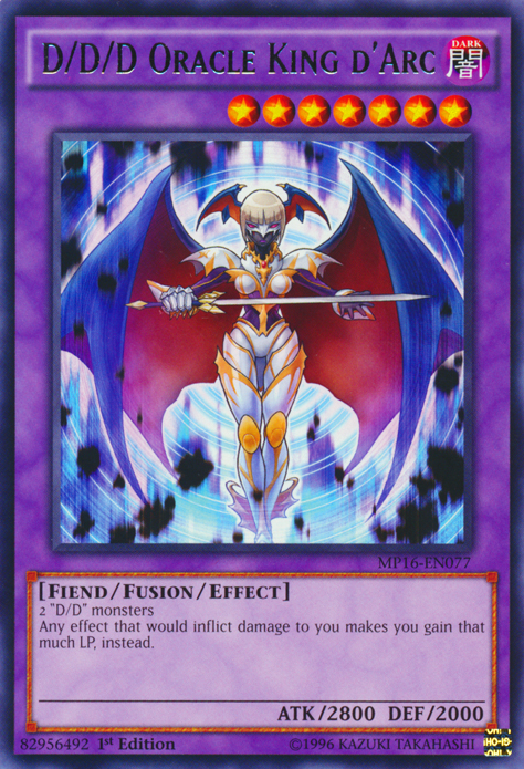 D/D/D Oracle King d'Arc [MP16-EN077] Rare | Jomio and Rueliete's Cards and Comics