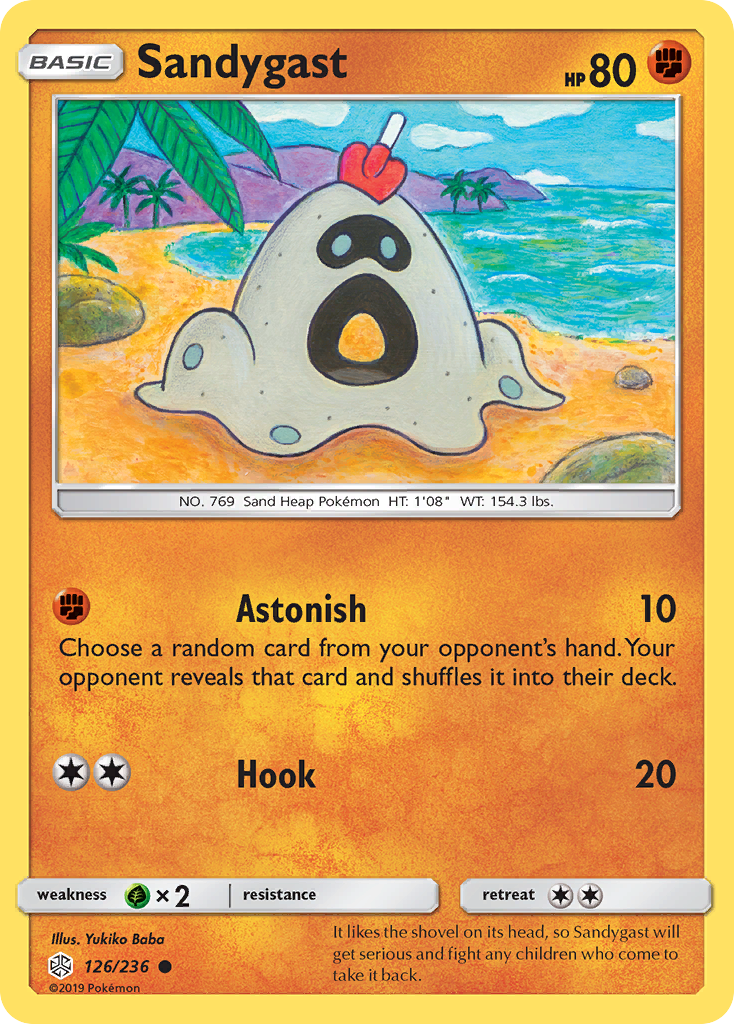 Sandygast (126/236) [Sun & Moon: Cosmic Eclipse] | Jomio and Rueliete's Cards and Comics