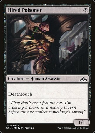 Hired Poisoner [Guilds of Ravnica] | Jomio and Rueliete's Cards and Comics