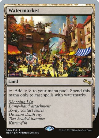 Watermarket [Unstable] | Jomio and Rueliete's Cards and Comics