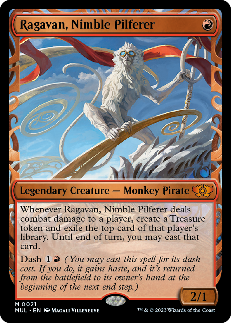 Ragavan, Nimble Pilferer (Halo Foil) [Multiverse Legends] | Jomio and Rueliete's Cards and Comics