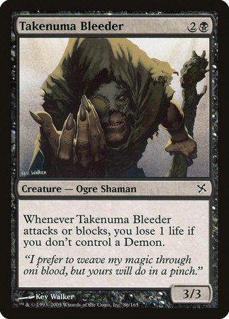 Takenuma Bleeder [Betrayers of Kamigawa] | Jomio and Rueliete's Cards and Comics