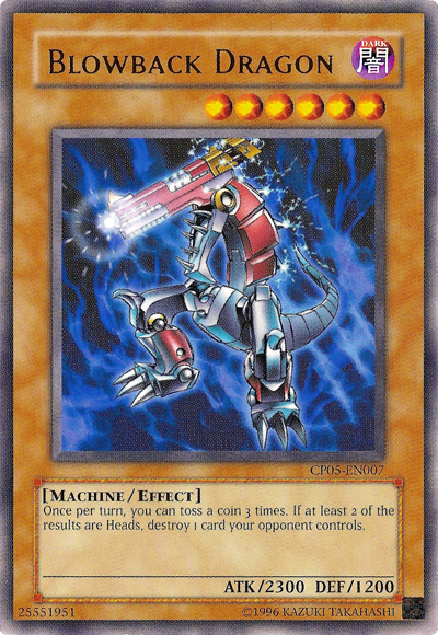 Blowback Dragon [CP05-EN007] Rare | Jomio and Rueliete's Cards and Comics