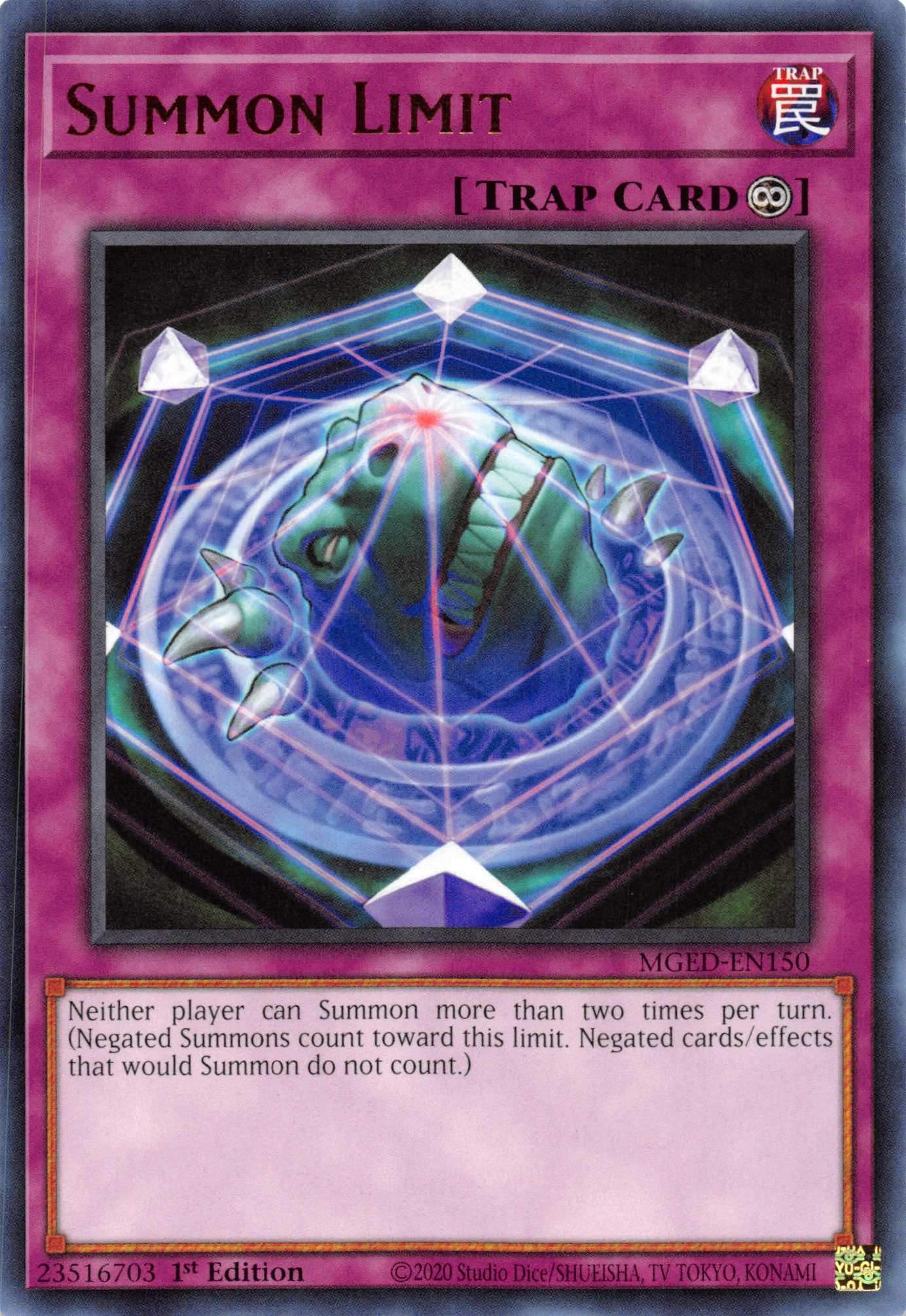 Summon Limit [MGED-EN150] Rare | Jomio and Rueliete's Cards and Comics