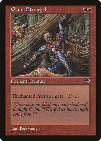 Giant Strength [Tempest] | Jomio and Rueliete's Cards and Comics