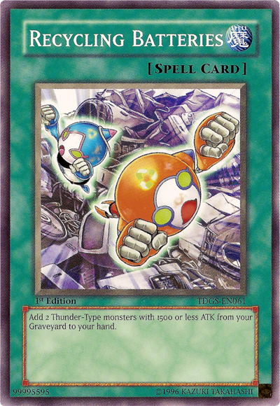 Recycling Batteries [TDGS-EN061] Common | Jomio and Rueliete's Cards and Comics