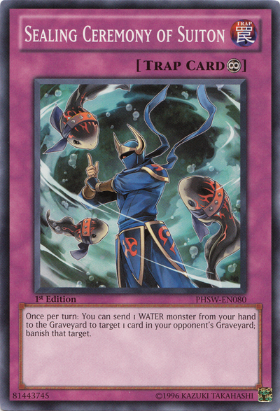 Sealing Ceremony of Suiton [PHSW-EN080] Common | Jomio and Rueliete's Cards and Comics