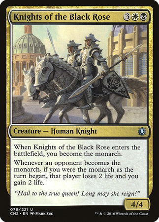 Knights of the Black Rose [Conspiracy: Take the Crown] | Jomio and Rueliete's Cards and Comics