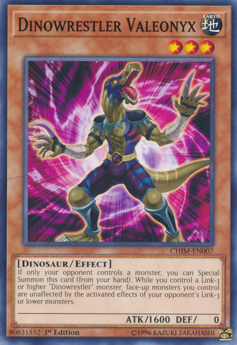 Dinowrestler Valeonyx [CHIM-EN007] Common | Jomio and Rueliete's Cards and Comics