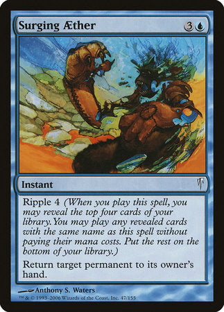 Surging Aether [Coldsnap] | Jomio and Rueliete's Cards and Comics