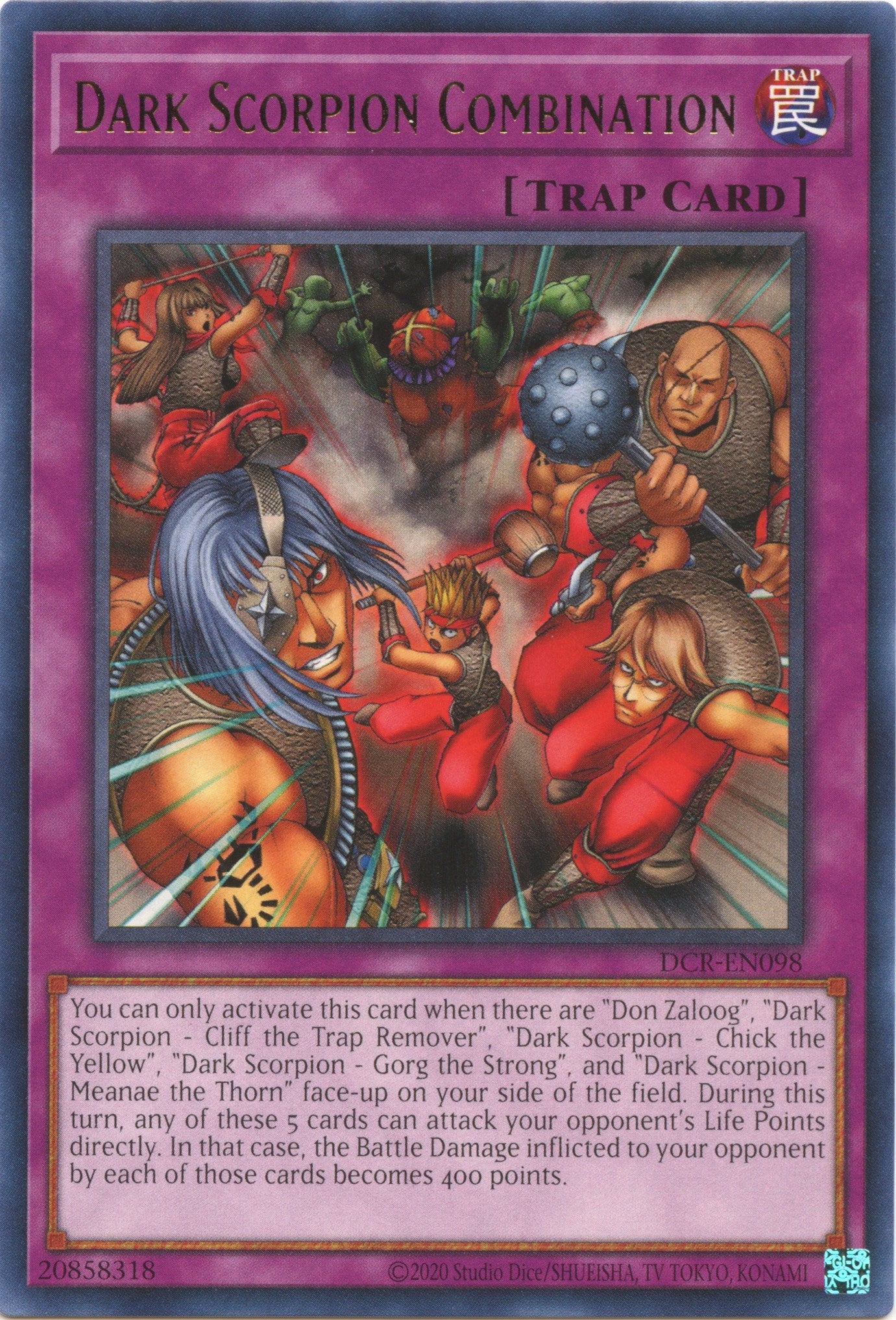 Dark Scorpion Combination (25th Anniversary) [DCR-EN098] Rare | Jomio and Rueliete's Cards and Comics