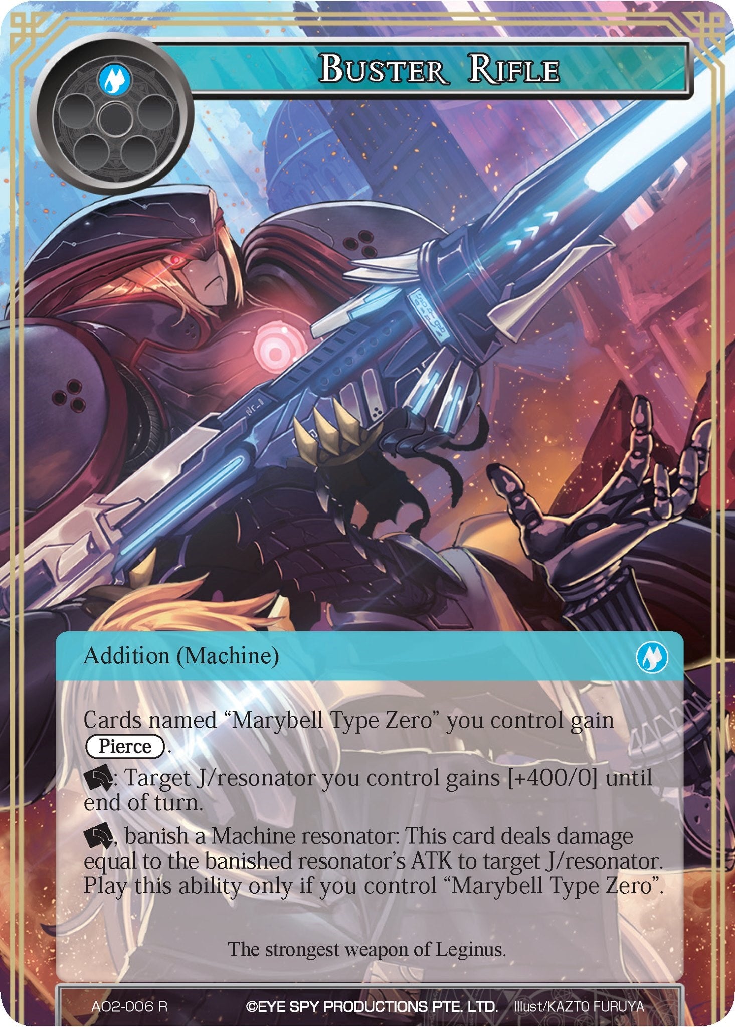Buster Rifle (AO2-006) [Alice Origin II] | Jomio and Rueliete's Cards and Comics