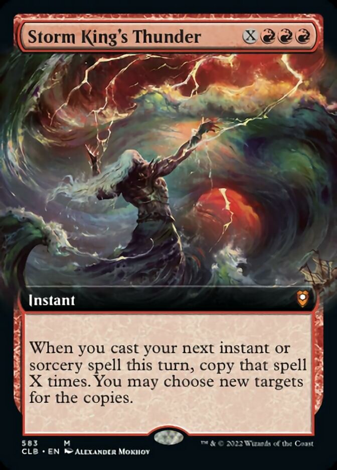 Storm King's Thunder (Extended Art) [Commander Legends: Battle for Baldur's Gate] | Jomio and Rueliete's Cards and Comics