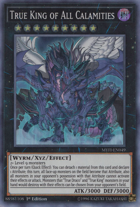 True King of All Calamities [MYFI-EN049] Super Rare | Jomio and Rueliete's Cards and Comics