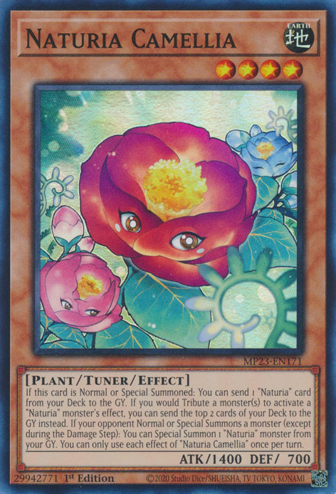 Naturia Camellia [MP23-EN171] Super Rare | Jomio and Rueliete's Cards and Comics