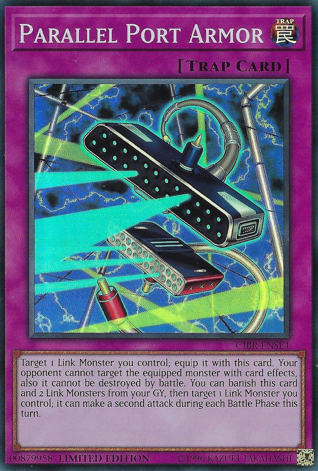Parallel Port Armor [CIBR-ENSE4] Super Rare | Jomio and Rueliete's Cards and Comics