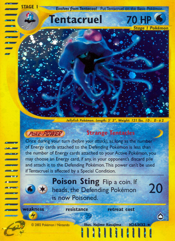 Tentacruel (H26/H32) [Aquapolis] | Jomio and Rueliete's Cards and Comics