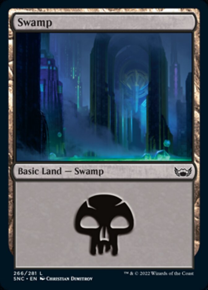 Swamp (266) [Streets of New Capenna] | Jomio and Rueliete's Cards and Comics