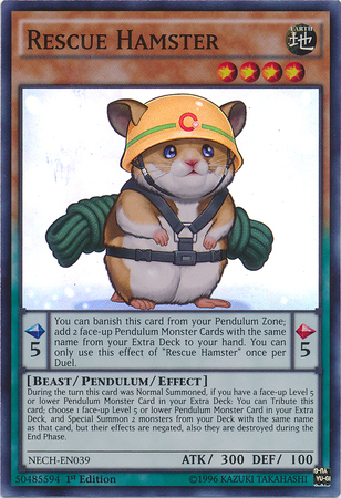 Rescue Hamster [NECH-EN039] Super Rare | Jomio and Rueliete's Cards and Comics