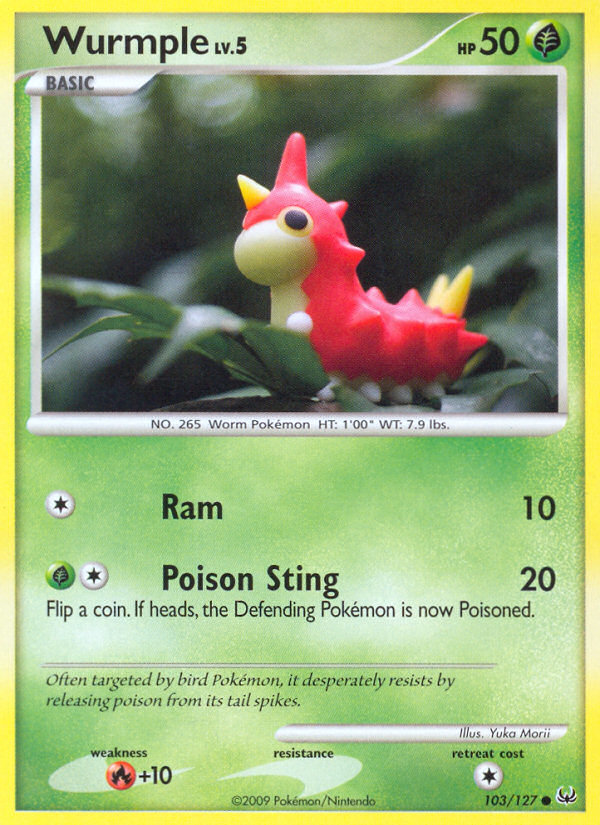 Wurmple (103/127) [Platinum: Base Set] | Jomio and Rueliete's Cards and Comics