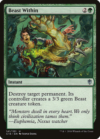 Beast Within [Commander 2016] | Jomio and Rueliete's Cards and Comics