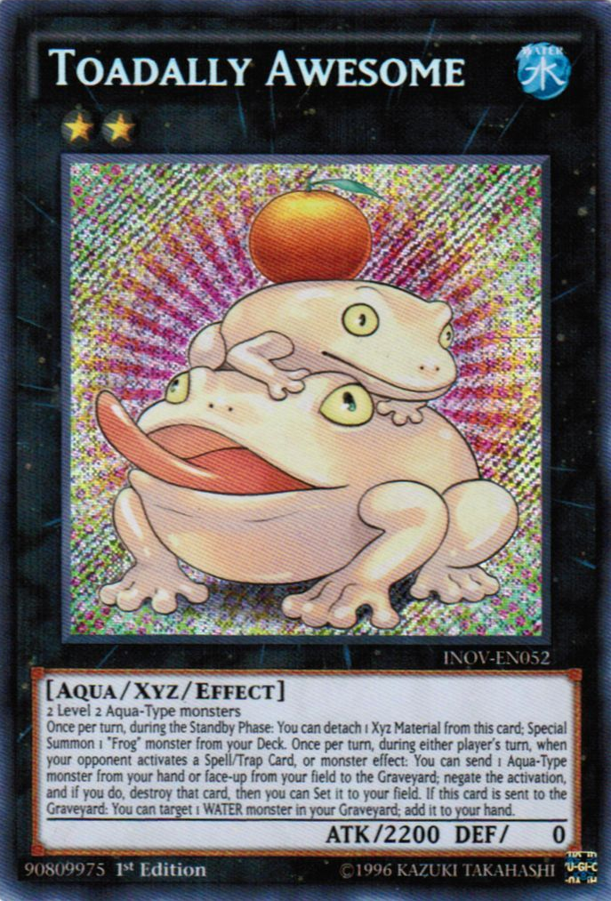 Toadally Awesome [INOV-EN052] Secret Rare | Jomio and Rueliete's Cards and Comics
