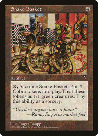 Snake Basket [Visions] | Jomio and Rueliete's Cards and Comics