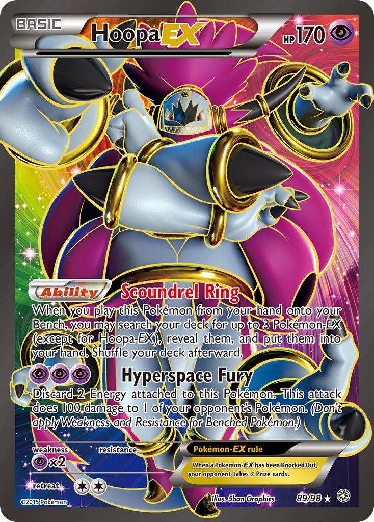 Hoopa EX (89/98) [XY: Ancient Origins] | Jomio and Rueliete's Cards and Comics