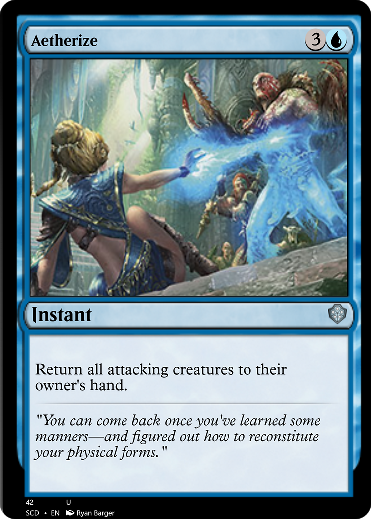 Aetherize [Starter Commander Decks] | Jomio and Rueliete's Cards and Comics