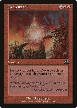 Devastate [Prophecy] | Jomio and Rueliete's Cards and Comics