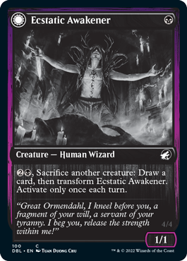 Ecstatic Awakener // Awoken Demon [Innistrad: Double Feature] | Jomio and Rueliete's Cards and Comics