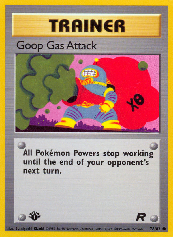 Goop Gas Attack (78/82) [Team Rocket 1st Edition] | Jomio and Rueliete's Cards and Comics