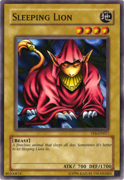 Sleeping Lion [TP6-EN017] Common | Jomio and Rueliete's Cards and Comics