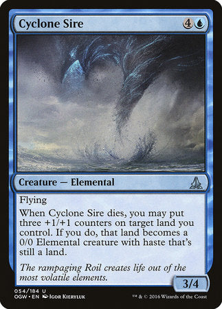 Cyclone Sire [Oath of the Gatewatch] | Jomio and Rueliete's Cards and Comics