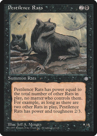 Pestilence Rats [Ice Age] | Jomio and Rueliete's Cards and Comics