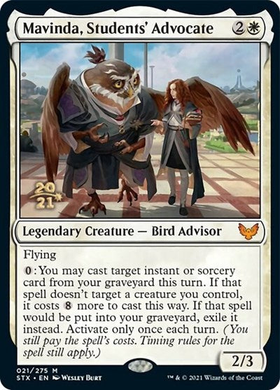 Mavinda, Students' Advocate [Strixhaven: School of Mages Prerelease Promos] | Jomio and Rueliete's Cards and Comics