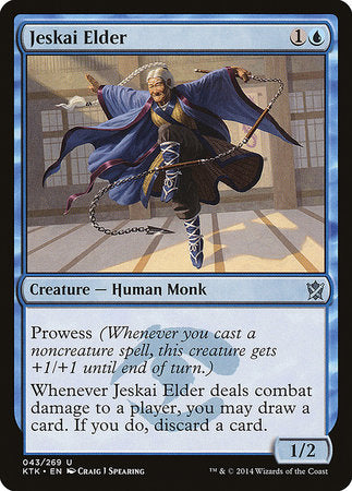 Jeskai Elder [Khans of Tarkir] | Jomio and Rueliete's Cards and Comics