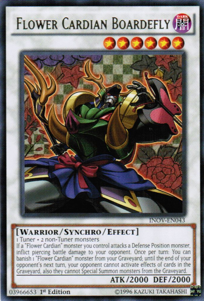 Flower Cardian Boardefly [INOV-EN043] Rare | Jomio and Rueliete's Cards and Comics