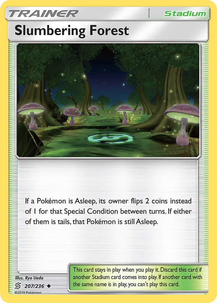 Slumbering Forest (207/236) [Sun & Moon: Unified Minds] | Jomio and Rueliete's Cards and Comics