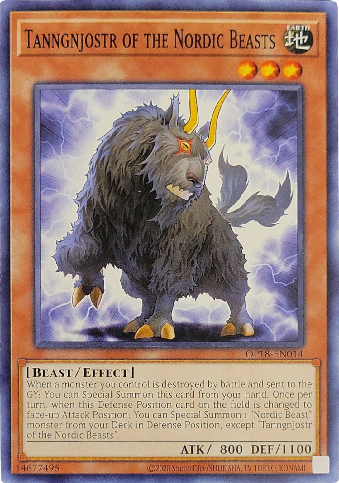 Tanngnjostr of the Nordic Beasts [OP18-EN014] Common | Jomio and Rueliete's Cards and Comics