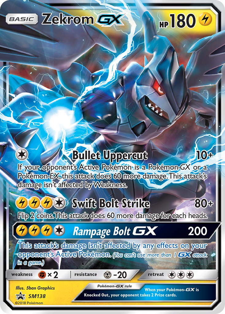 Zekrom GX (SM138) [Sun & Moon: Black Star Promos] | Jomio and Rueliete's Cards and Comics