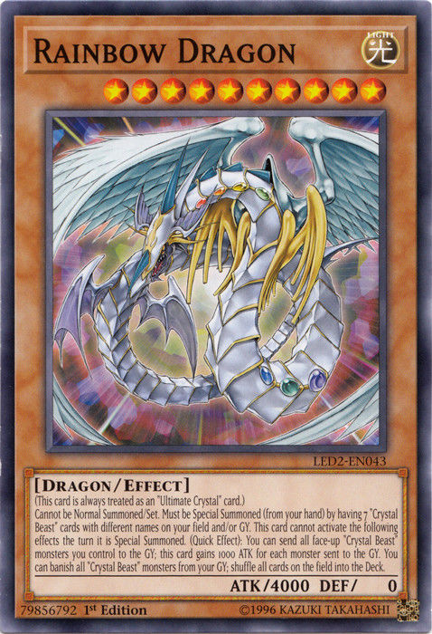 Rainbow Dragon [LED2-EN043] Common | Jomio and Rueliete's Cards and Comics