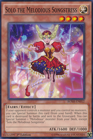 Solo the Melodious Songstress [BOSH-EN012] Common | Jomio and Rueliete's Cards and Comics