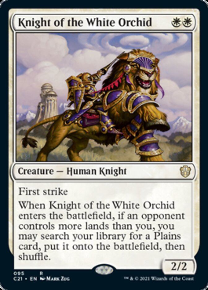 Knight of the White Orchid [Commander 2021] | Jomio and Rueliete's Cards and Comics