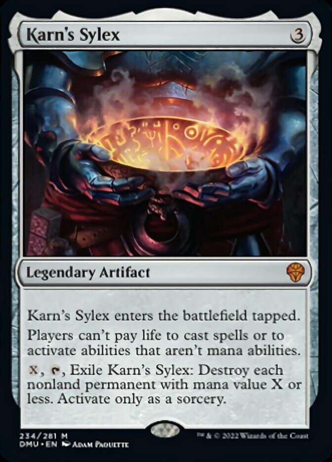 Karn's Sylex [Dominaria United] | Jomio and Rueliete's Cards and Comics