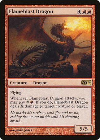 Flameblast Dragon [Magic 2012] | Jomio and Rueliete's Cards and Comics